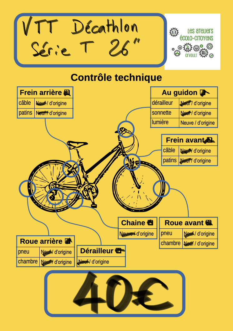 VTT Décathlon Série T 26 pouces