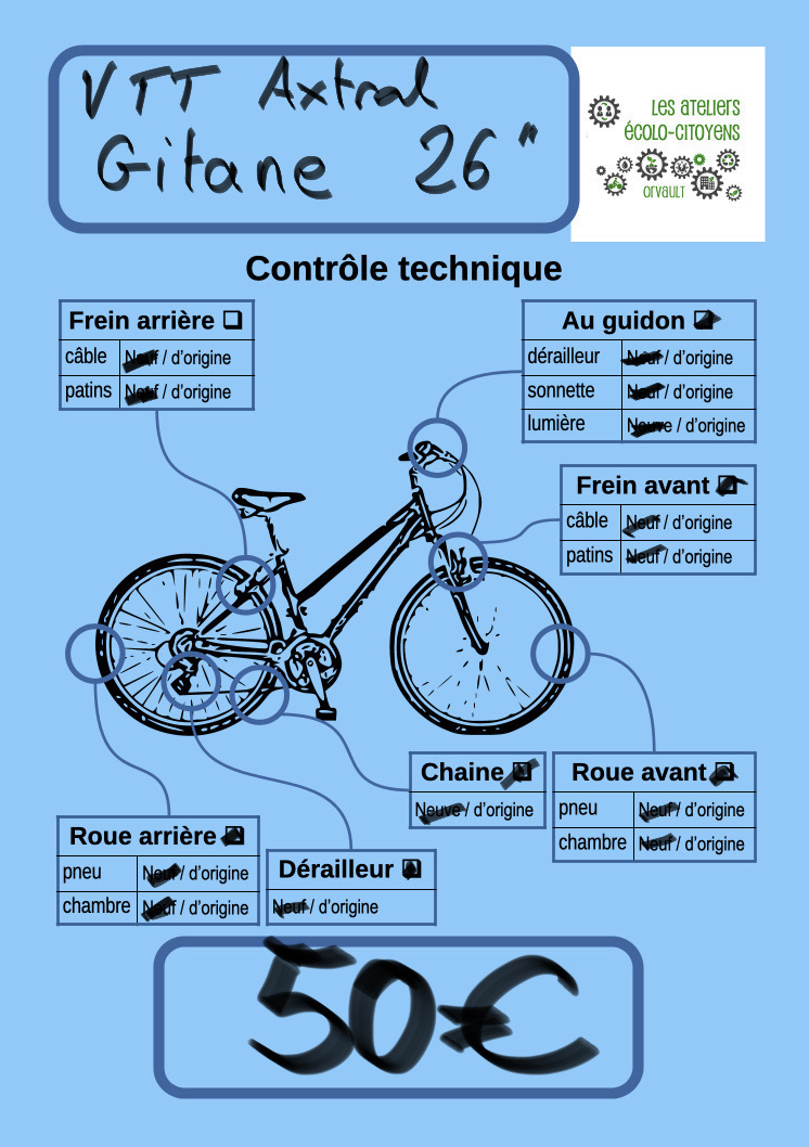 VTT Gitane 26 pouces