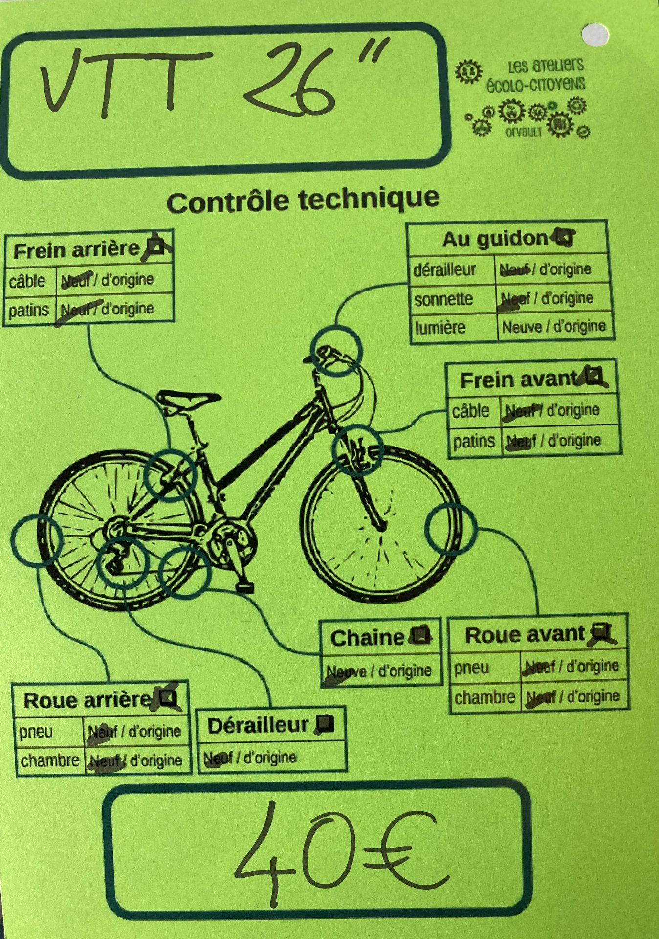 VTT Vector 26 pouces